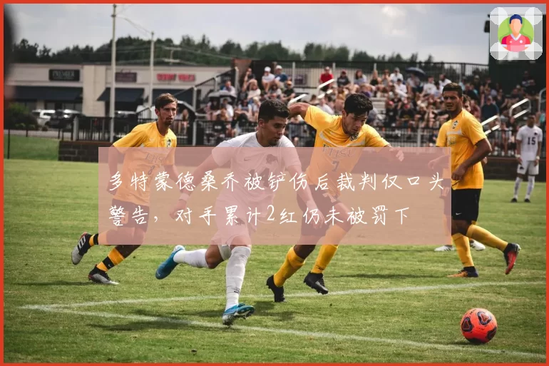 多特蒙德桑乔被铲伤后裁判仅口头警告，对手累计2红仍未被罚下